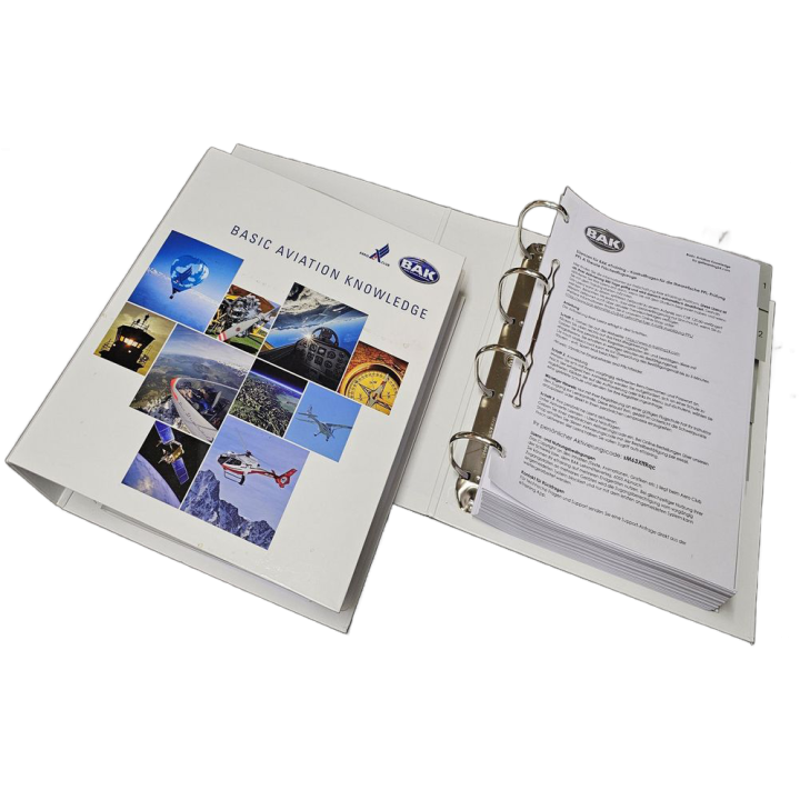 PPL (A) BAK Sammelordner deutsch - Buchausgabe inkl. e-Training Lizenz