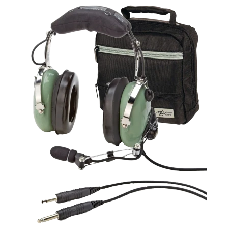 David Clark H10-30 Headset - Twin Plugs, Straight Cord, passive (Incl. Bag)
