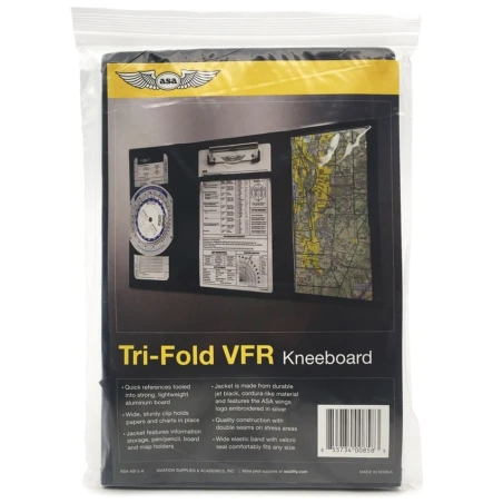 ASA Tri-Fold VFR Kniebrett